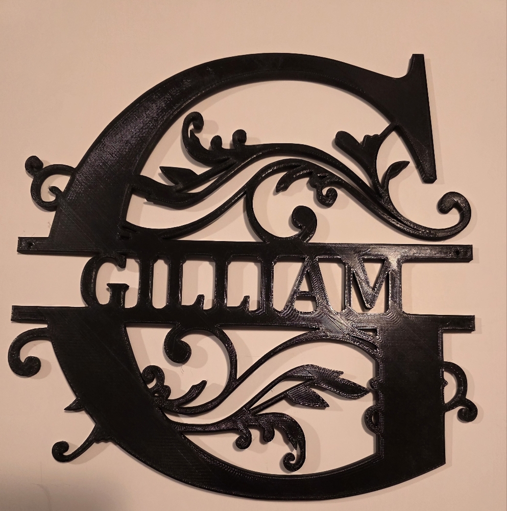 Plastic Black Decorative Wall Art